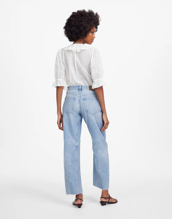 NWT Madewell The Darted Barrel Leg Jeans | Size 26