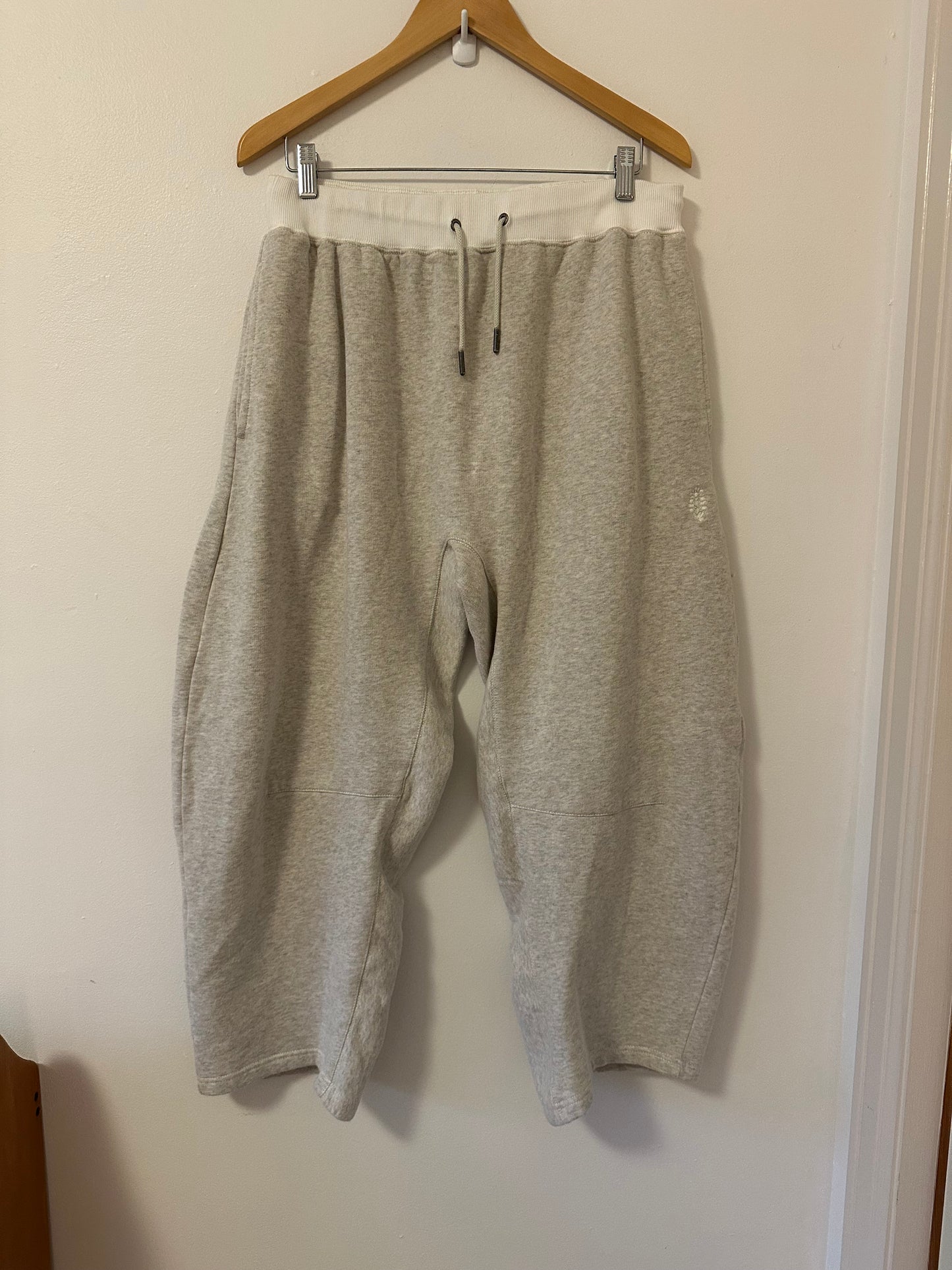 FP Movement by Free People As You Wish Barrel Leg Gray Sweatpants | Size Large