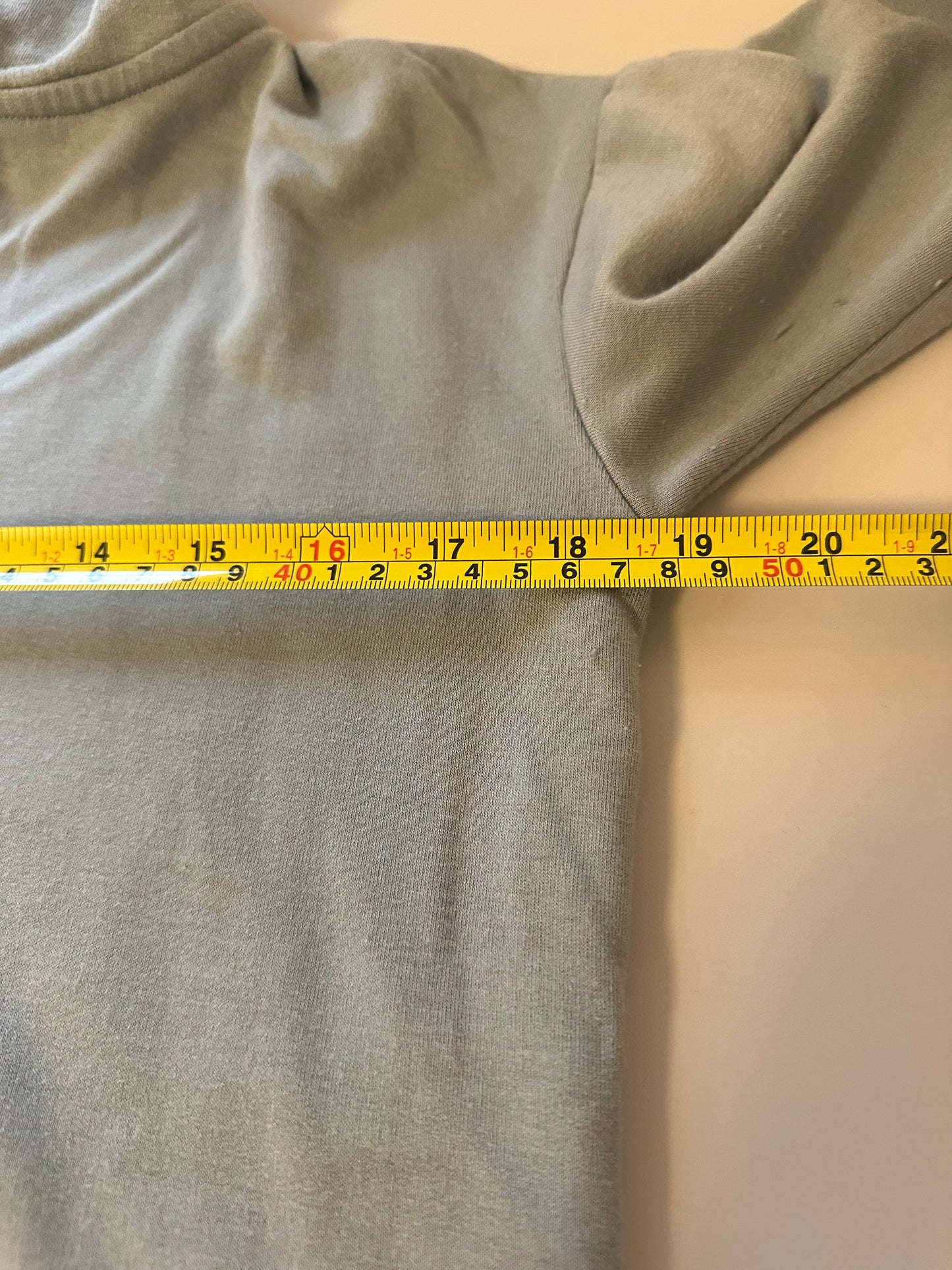 Beyond Yoga Sage Green Cross Back Cropped Hoodie Sweatshirt | Size XS