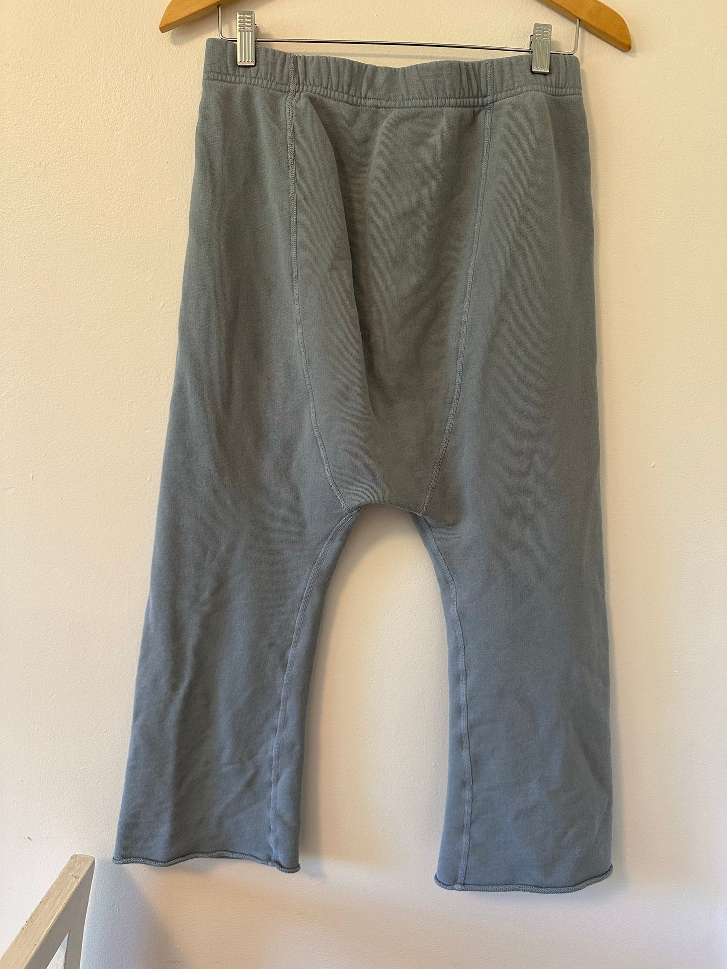 Niki Lotan Harem Leg Blue Sweatpants Size Small
