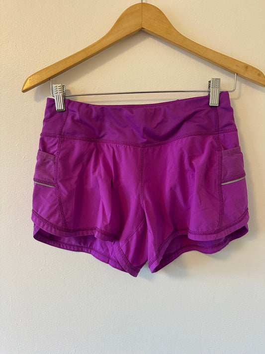 Athleta Magenta Running Shorts Size XS