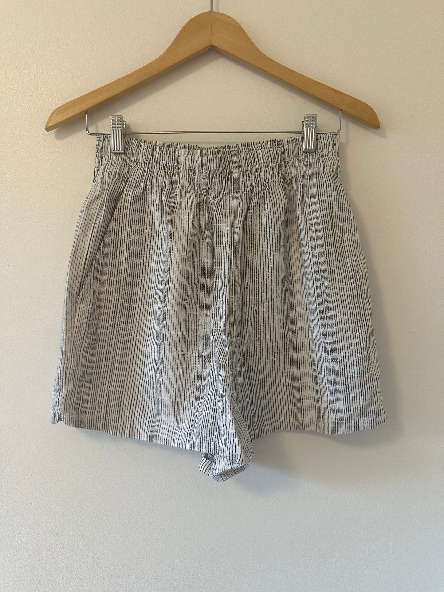 Gentle Fawn New Shore Shorts in Black Stripe - Size Medium