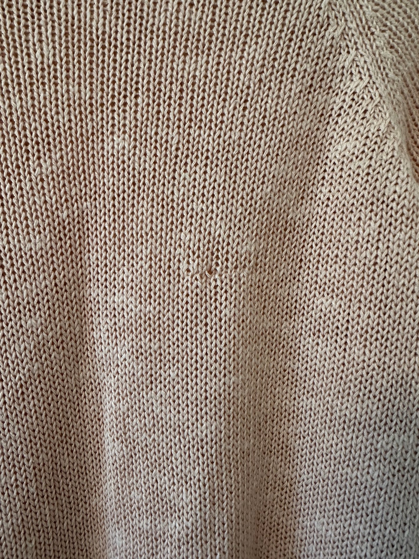 Eileen Fisher Lightweight Summer Sweater in Beige - Size Small