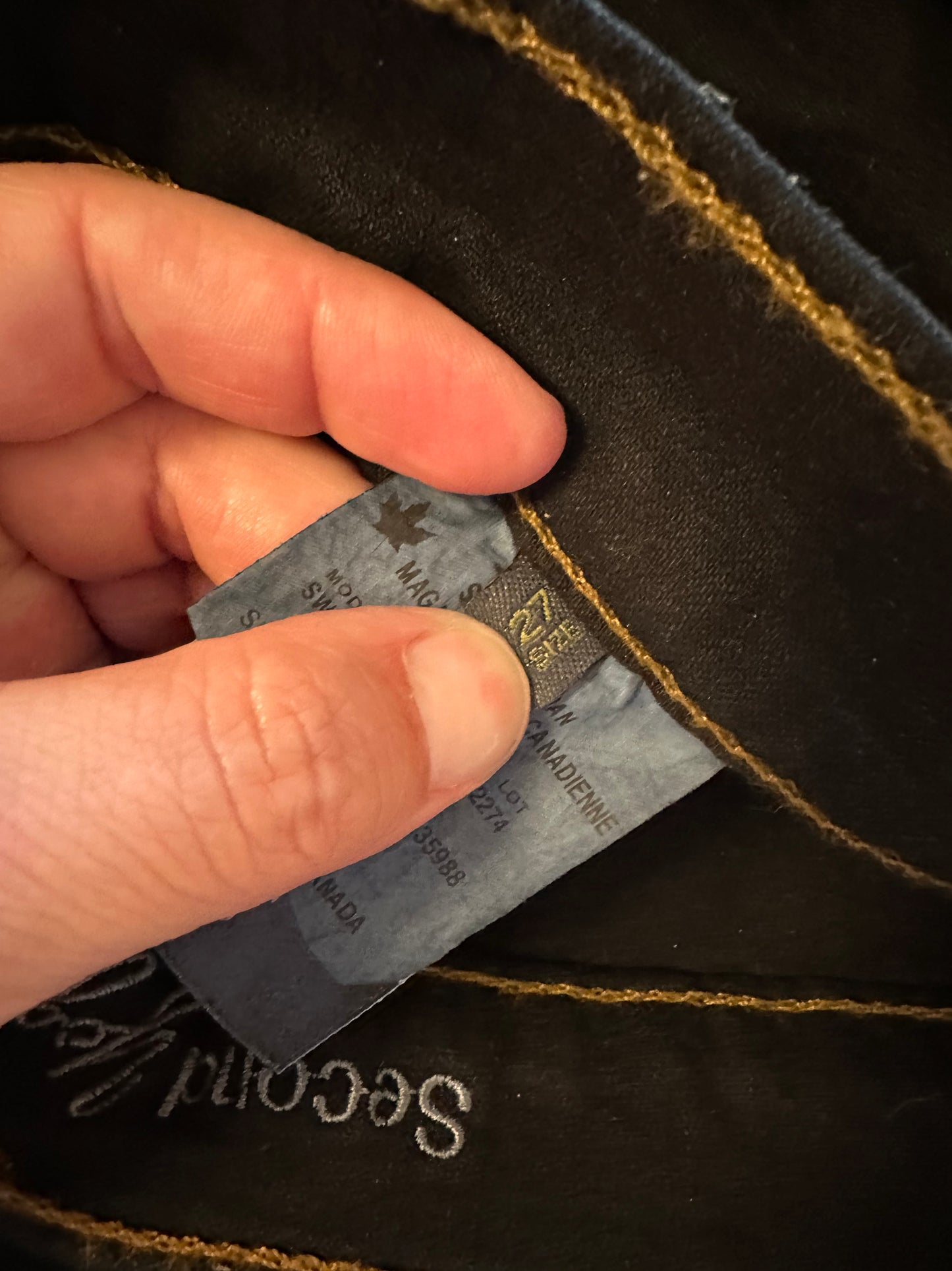 Yoga Jeans Black Flare Stretch Jeans for Women | Size 27