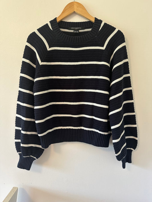 French Connection Lily Mozart Stripe Sweater Size Medium