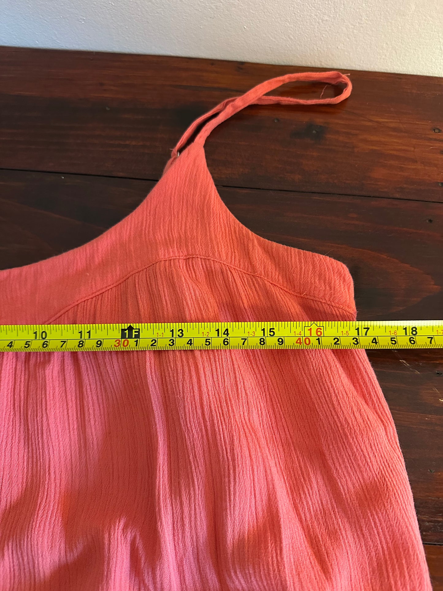 Z Supply Leila Coral Tiered Ruffle Maxi Dress - Size Small