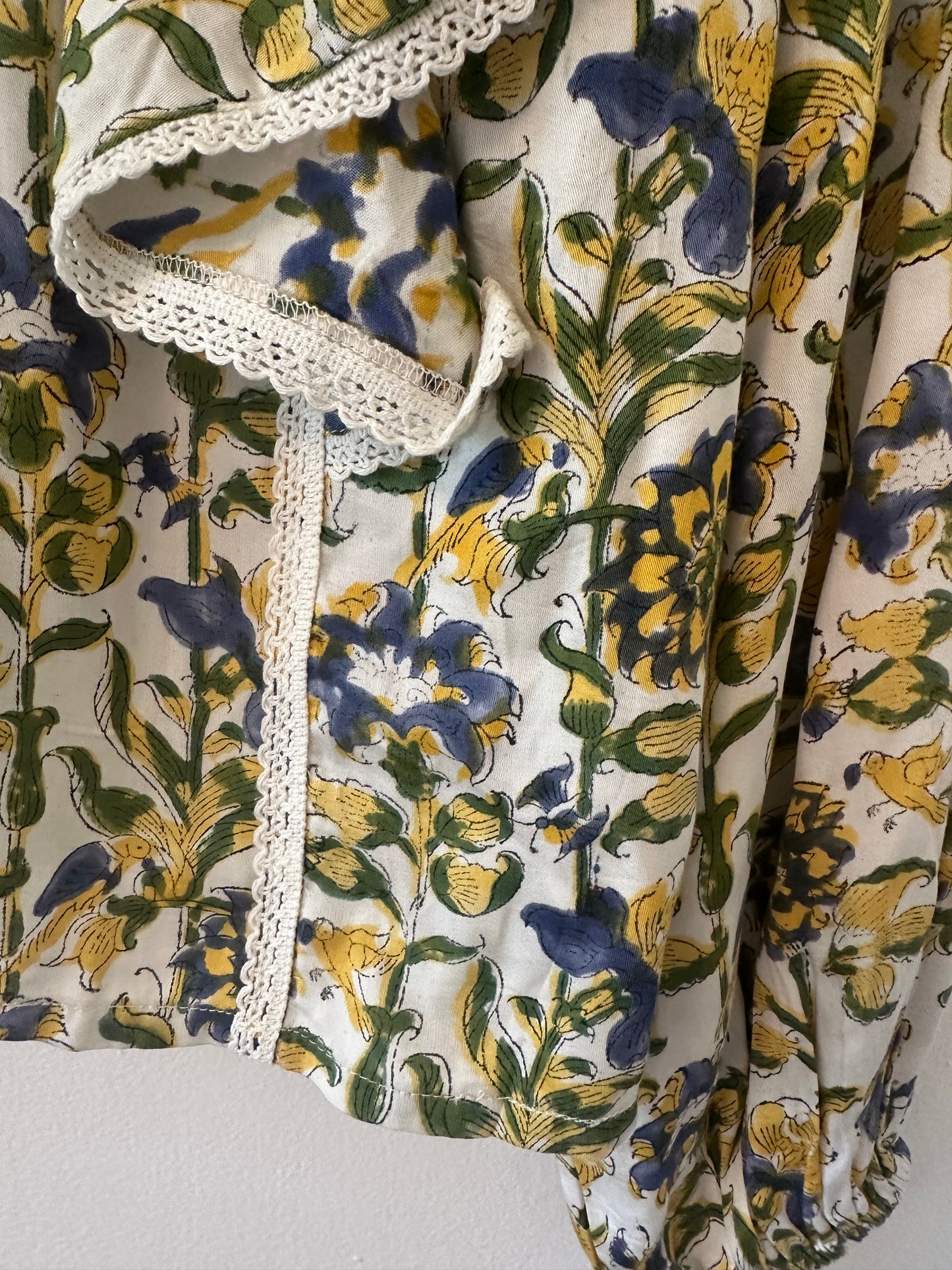 Emerson Fry Filipa Blouse - Meadow Rue Satin Size Small