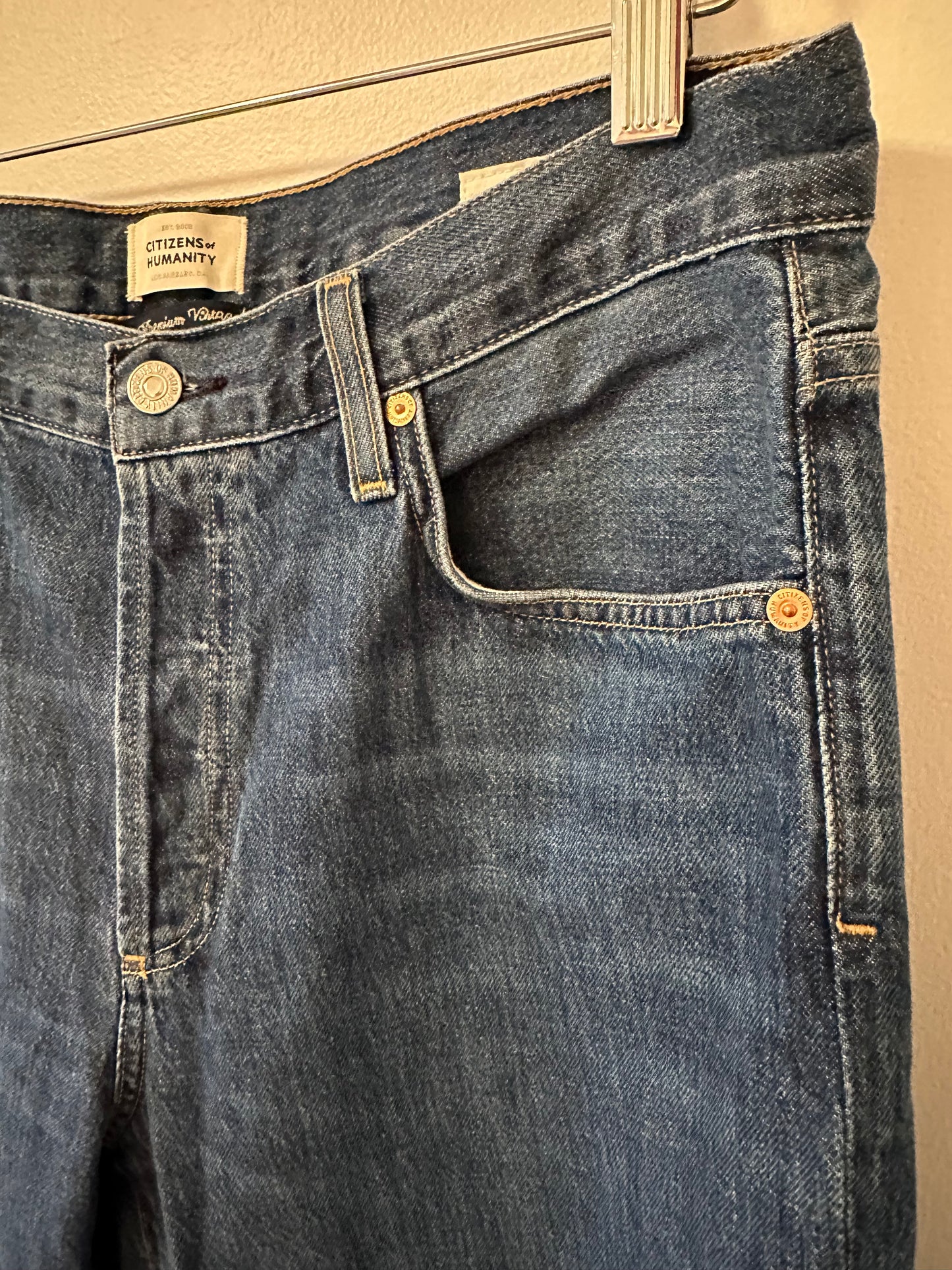 Citizens Of Humanity Annina Straight Leg Cotton Jeans | Size 29