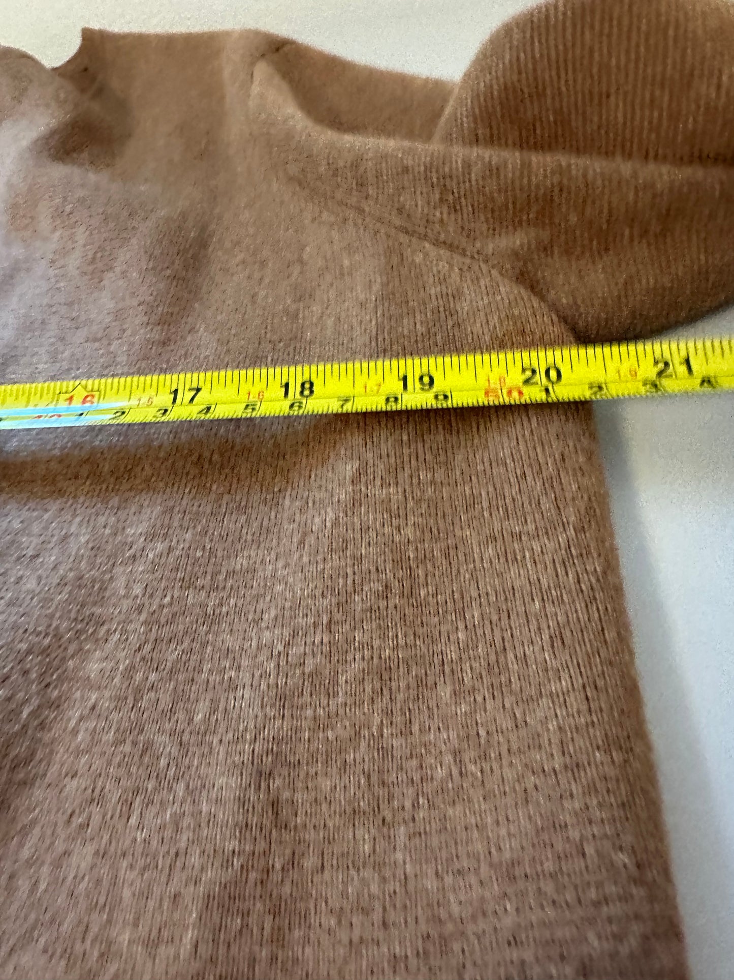 J. Crew Vanessa Camel Open Longline Cardigan Sweater | Size Small