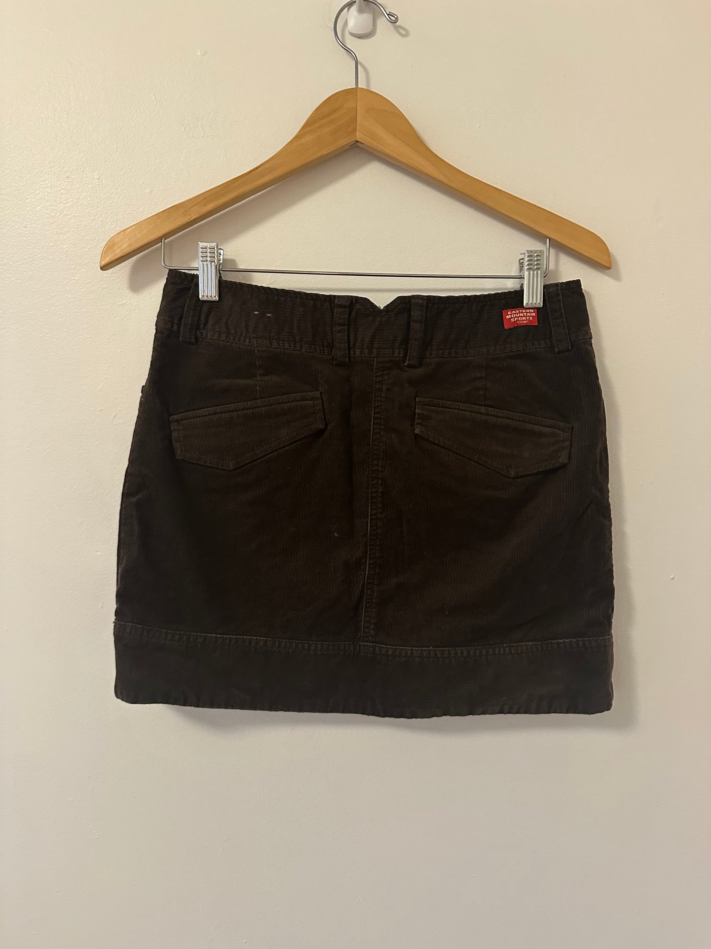 Eastern Mountain Sports Brown Corduroy Mini Skirt - Size 4