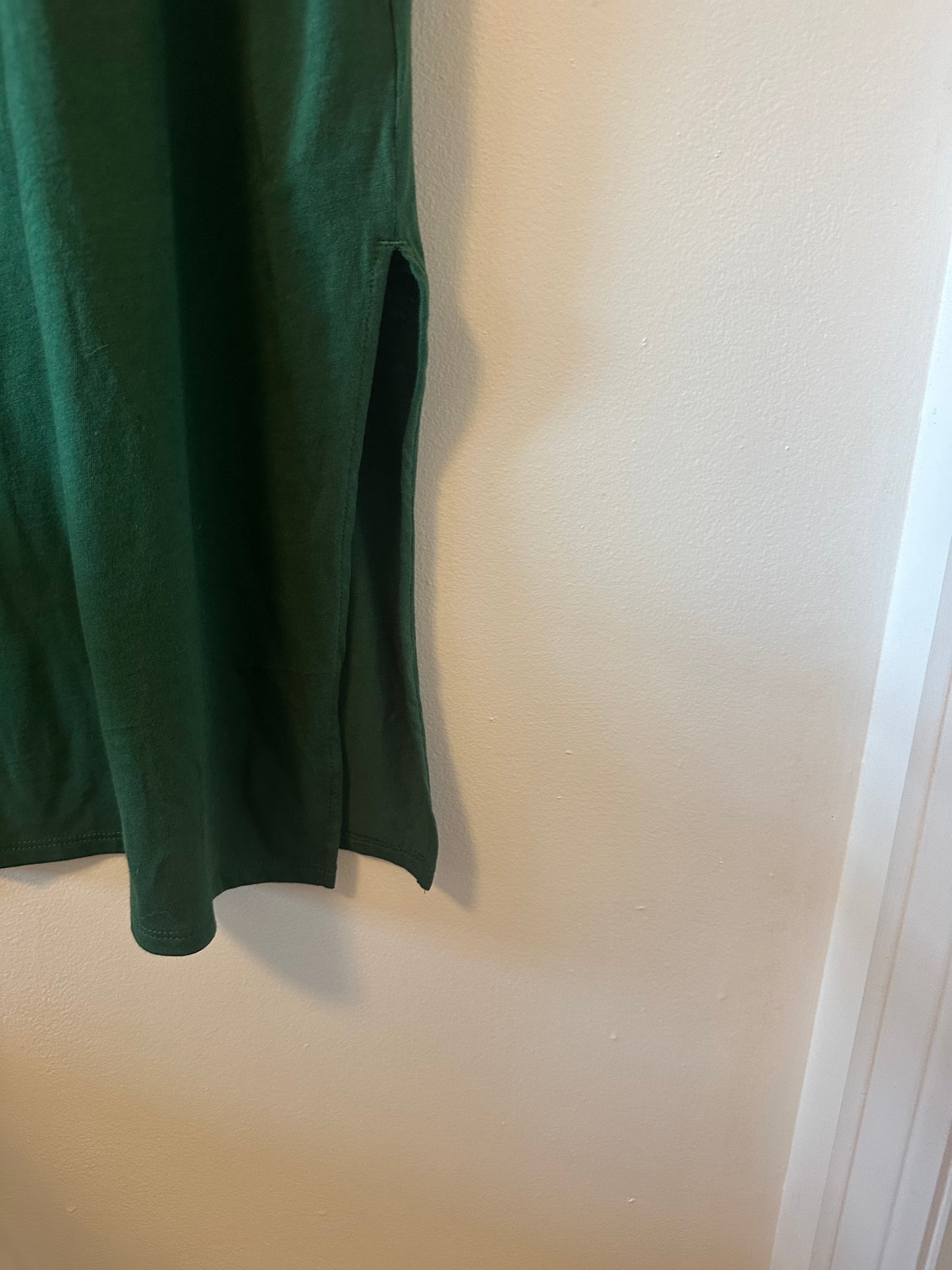 J. Crew Knit Midi Dress in Dark Green - Size Small