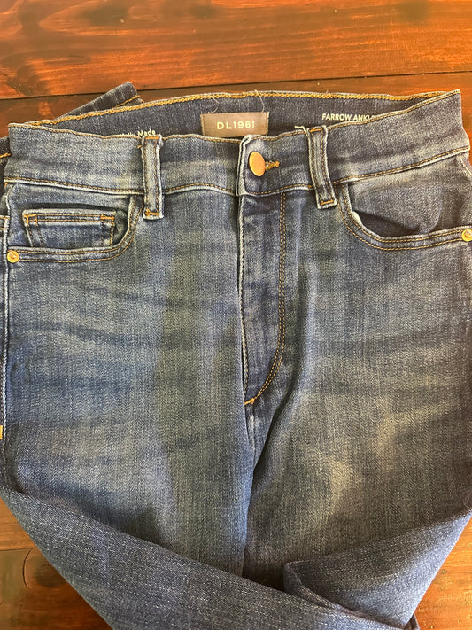 DL1961 Farrow Ankle Skinny High Rise Jeans Size 27