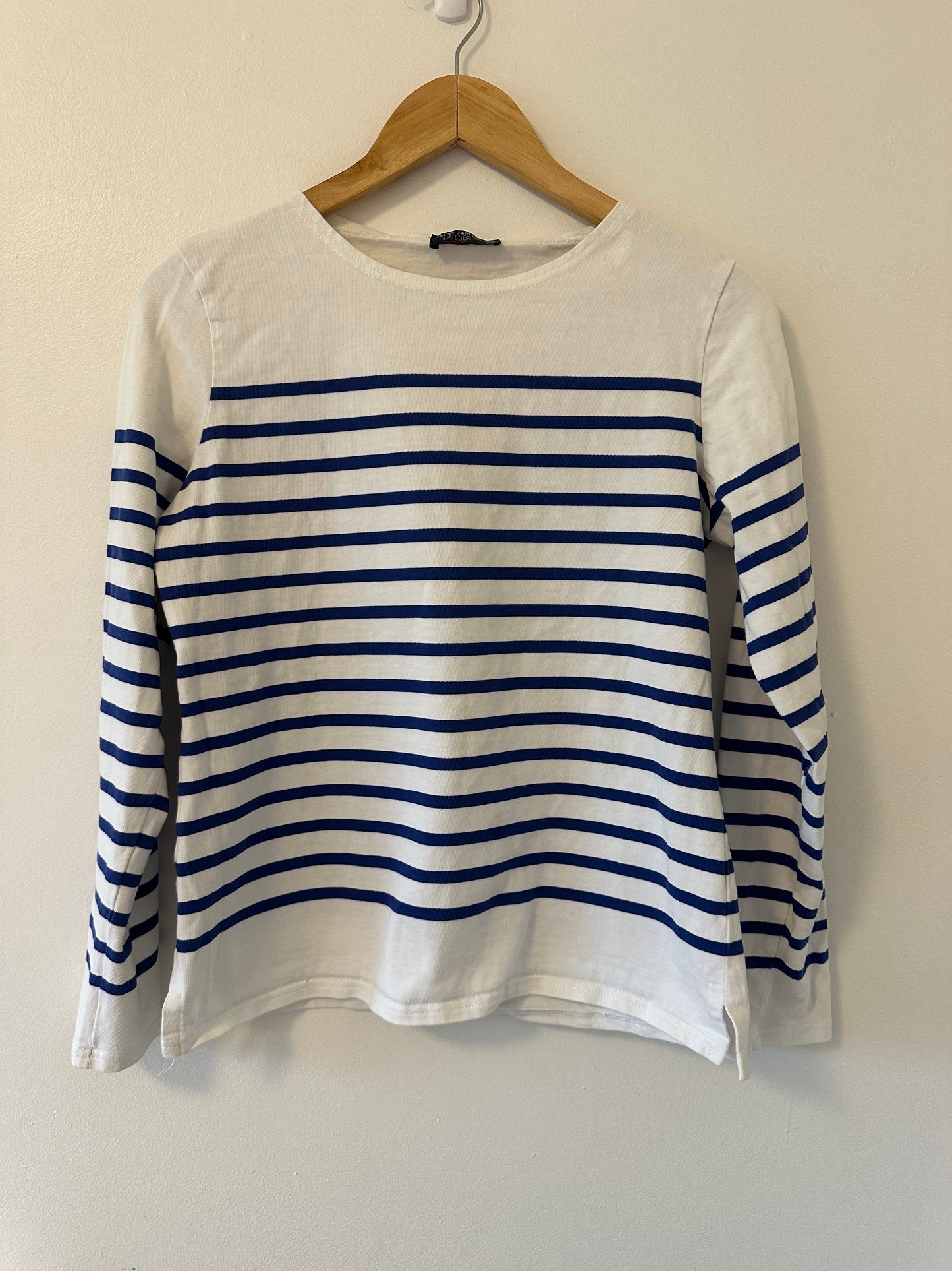 Saint James Authentic Naval Women’s Striped Sailor Shirt Size 8