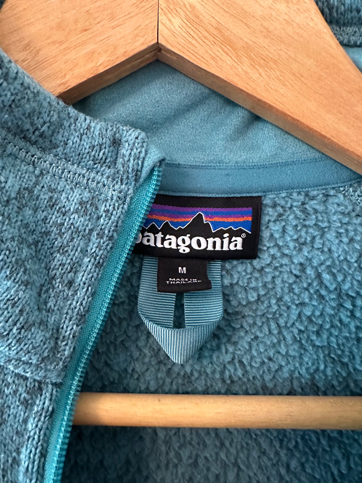 Patagonia Women’s 1/4 Zip Better Sweater Fleece in Beryl Green - Size Medium