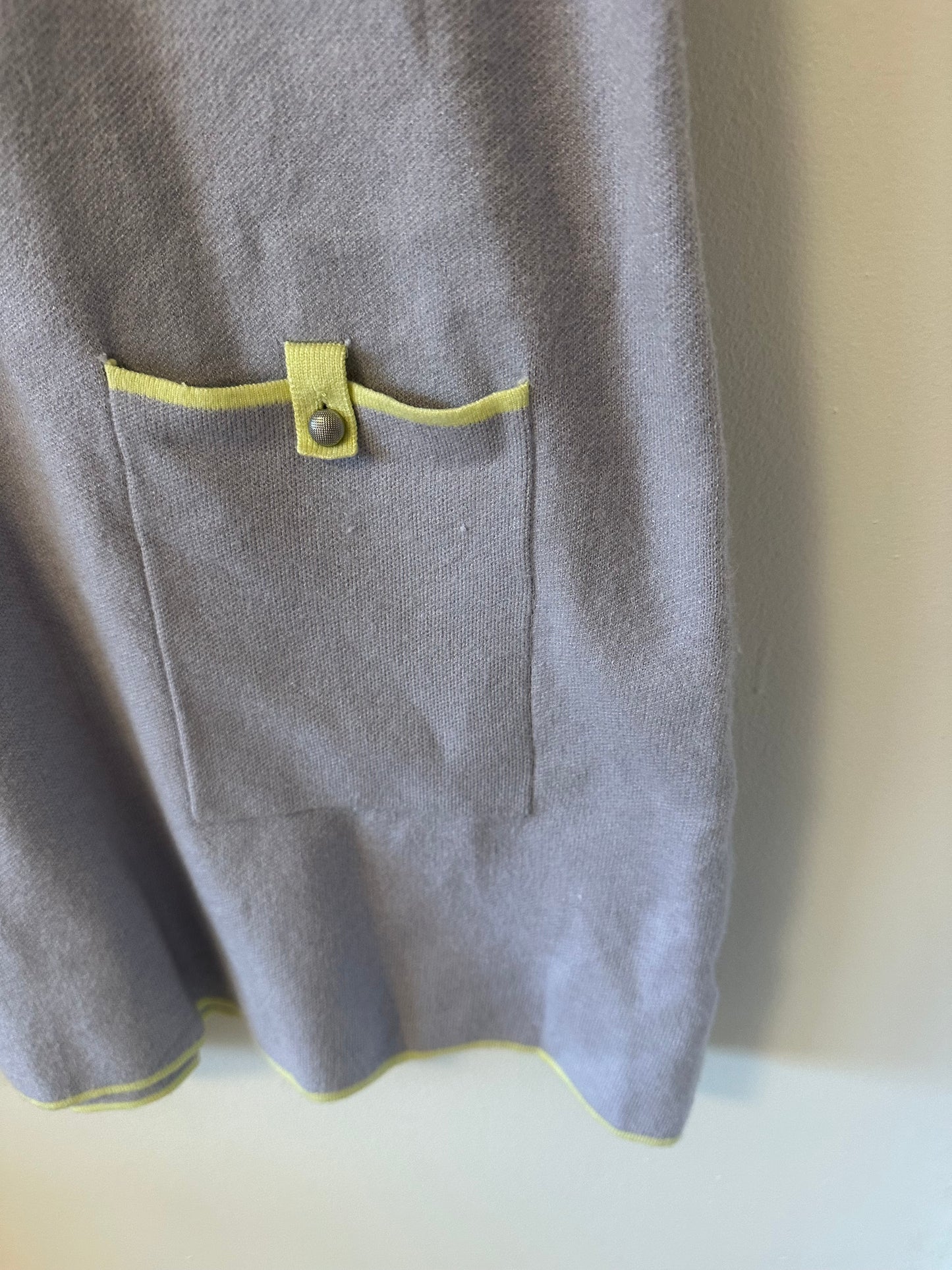 Maeve The Annalise Mock-neck Mini Jumper Dress in Lavender | Size Medium