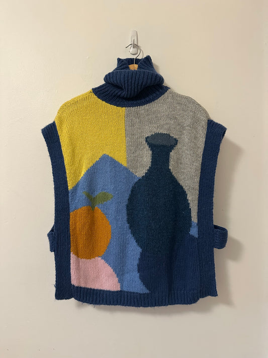 Laura Dalgaard x Anthropologie Fruit Still Life Sweater Vest | One Size