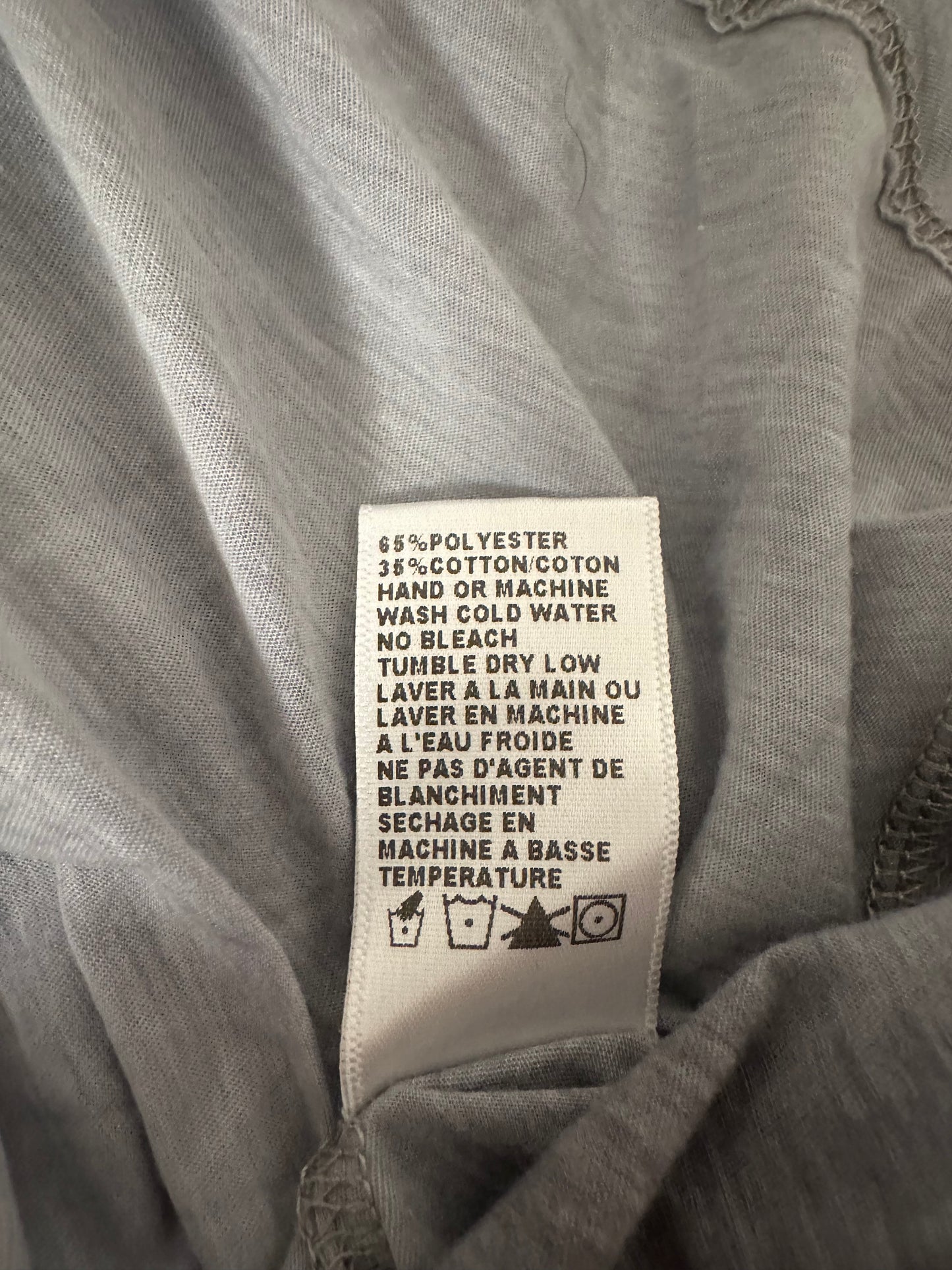 James Perse Gray Racerback Tie-Dye Maxi Dress | Size Small