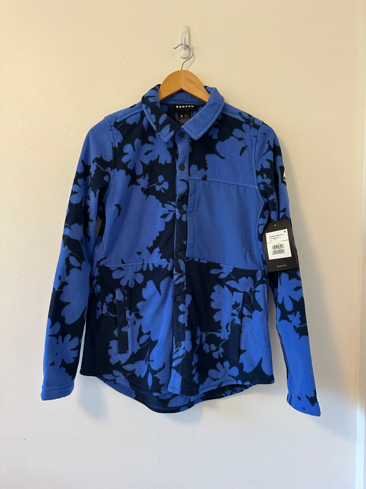 Burton Hearth Snap-Up Fleece Jacket in Elderberry | Size Small