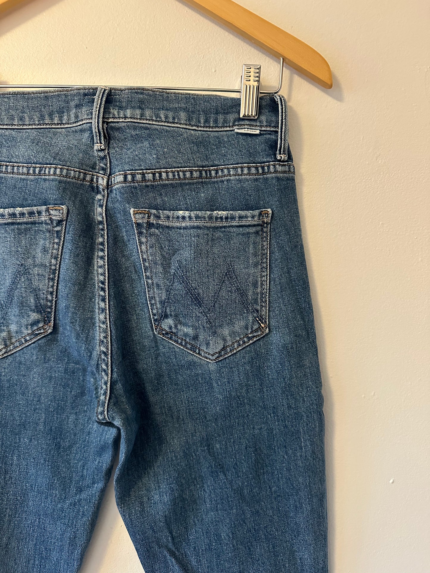 Mother Denim The Weekender Bootcut Jeans In Love Bombs Wash | Size 26