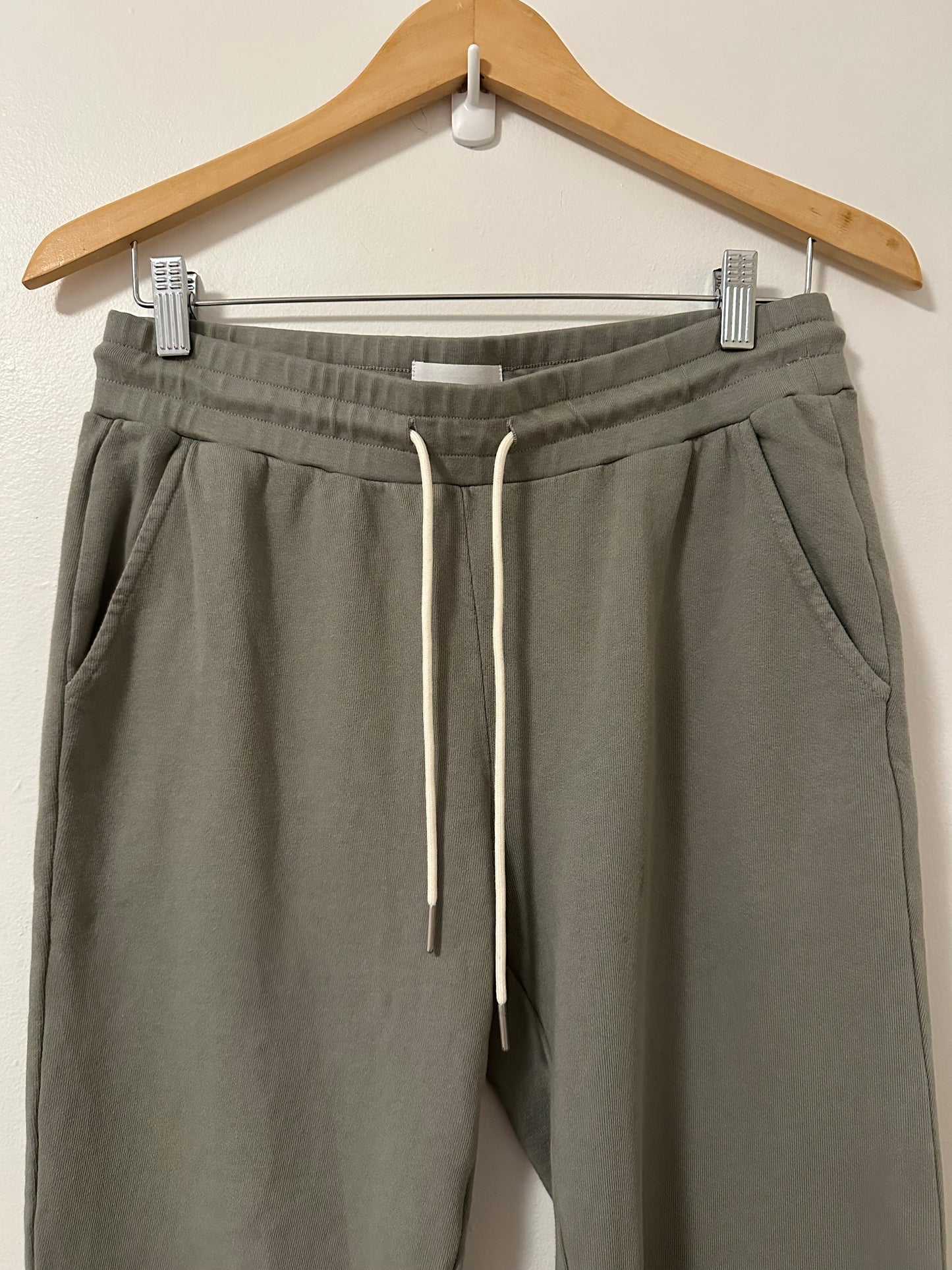 MATE The Label Olive Green Organic Lightweight Terry Joggers - Size Medium