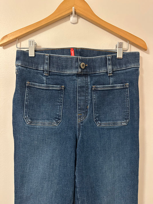Spanx SPANXshape™ Original EveryWear Flare Jeans with Patch Pockets | Size Medium
