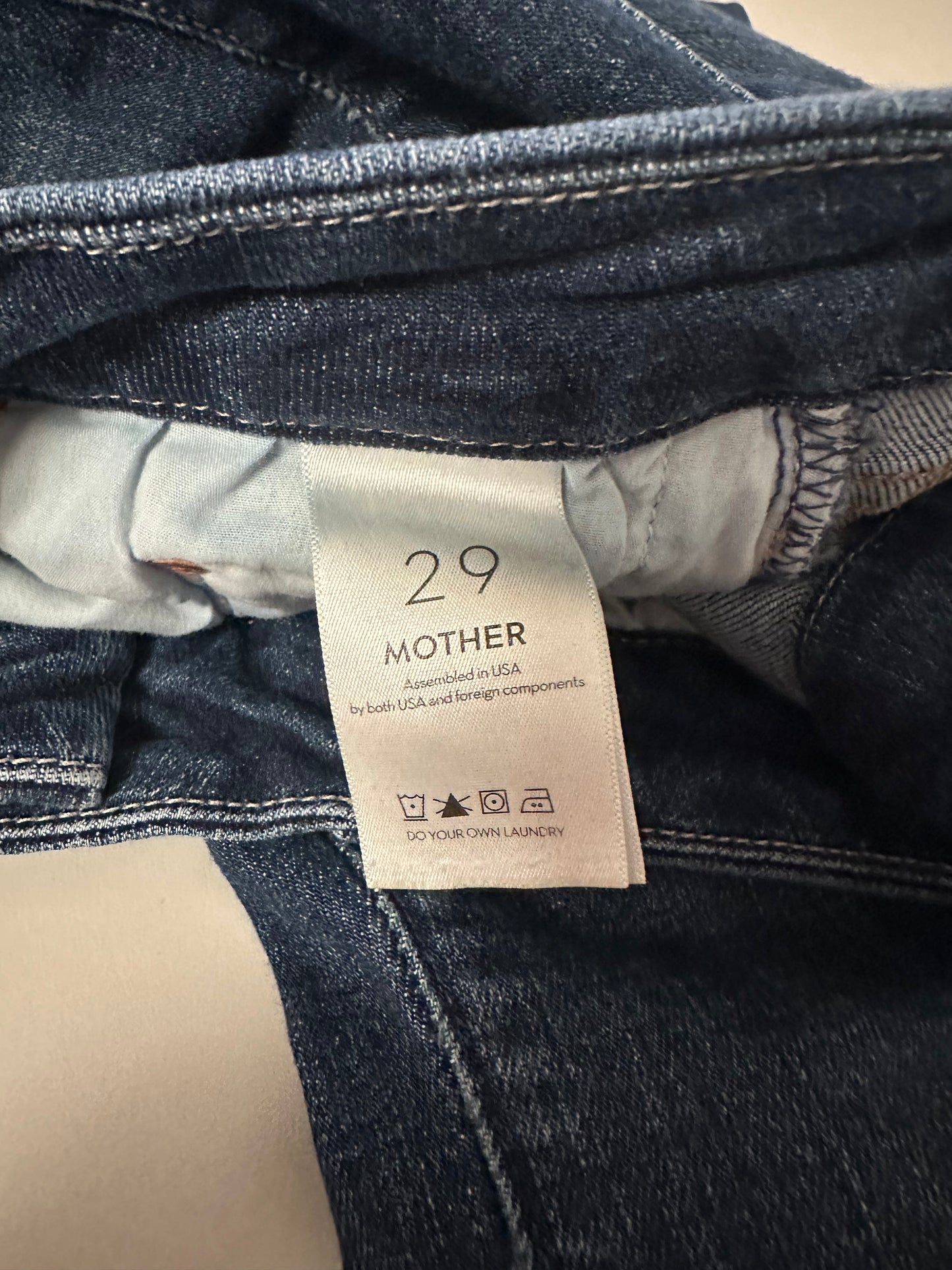 Mother Denim The Looker Ankle Fray Jeans In Hot Springs Wash | Size 29