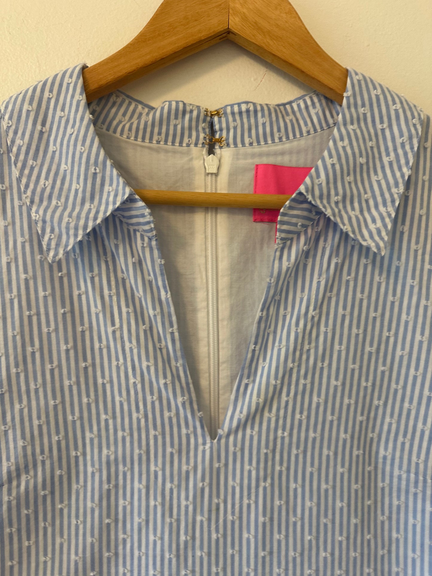 Lilly Pulitzer Ginger Seersucker Shirtdress - Size Large