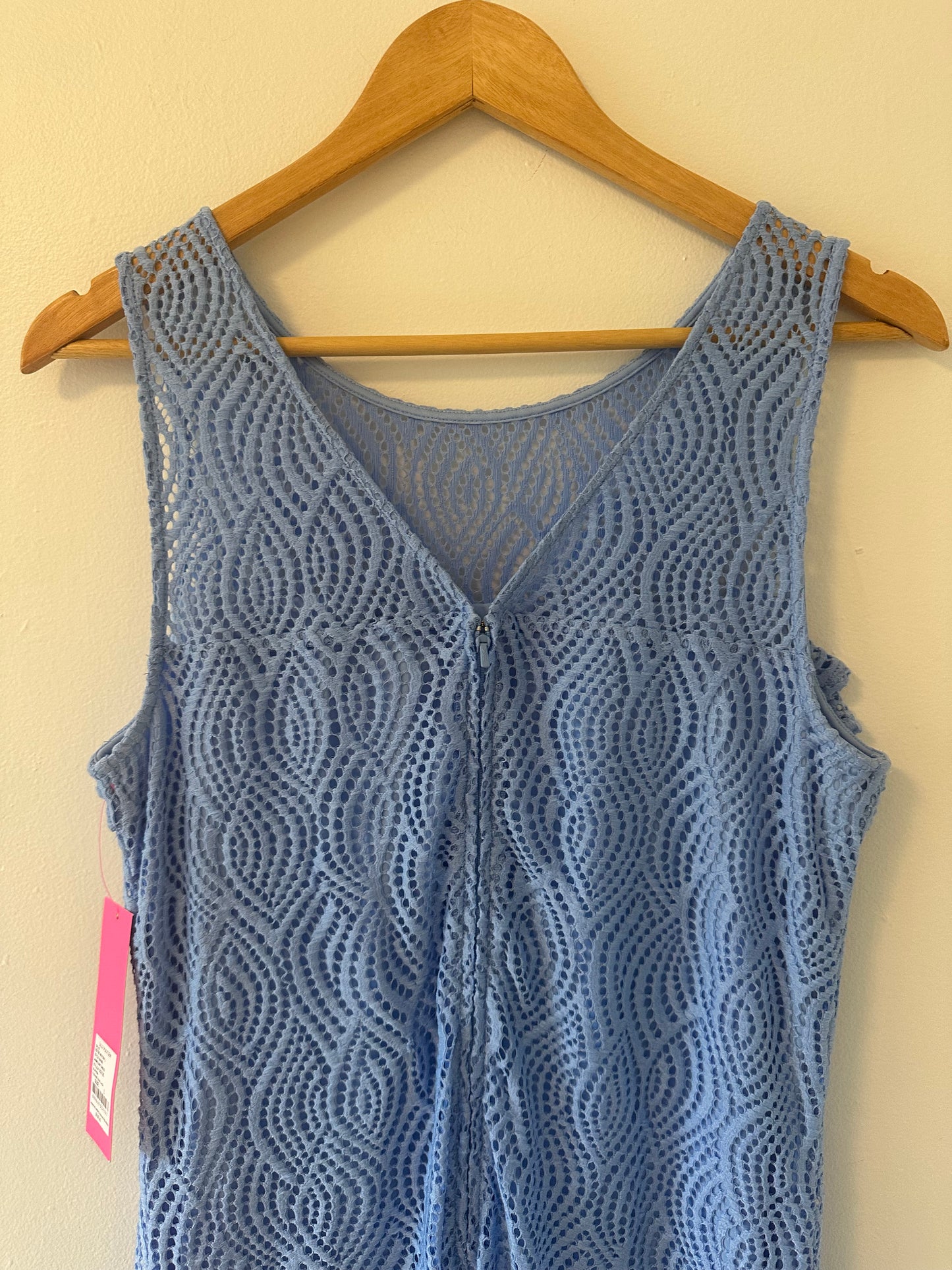 NWT Lilly Pulitzer Janine Shift Dress in Blue - Size Large