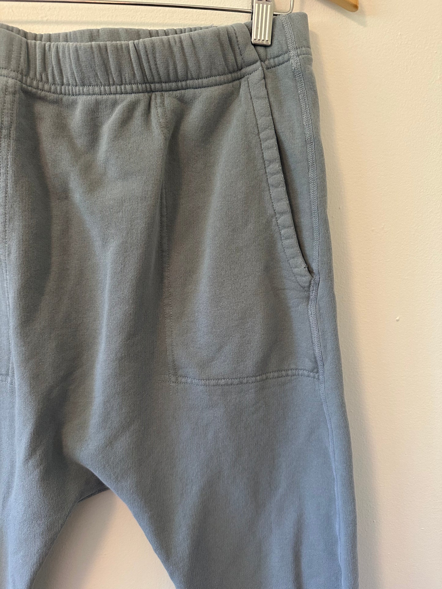 Niki Lotan Harem Leg Blue Sweatpants Size Small