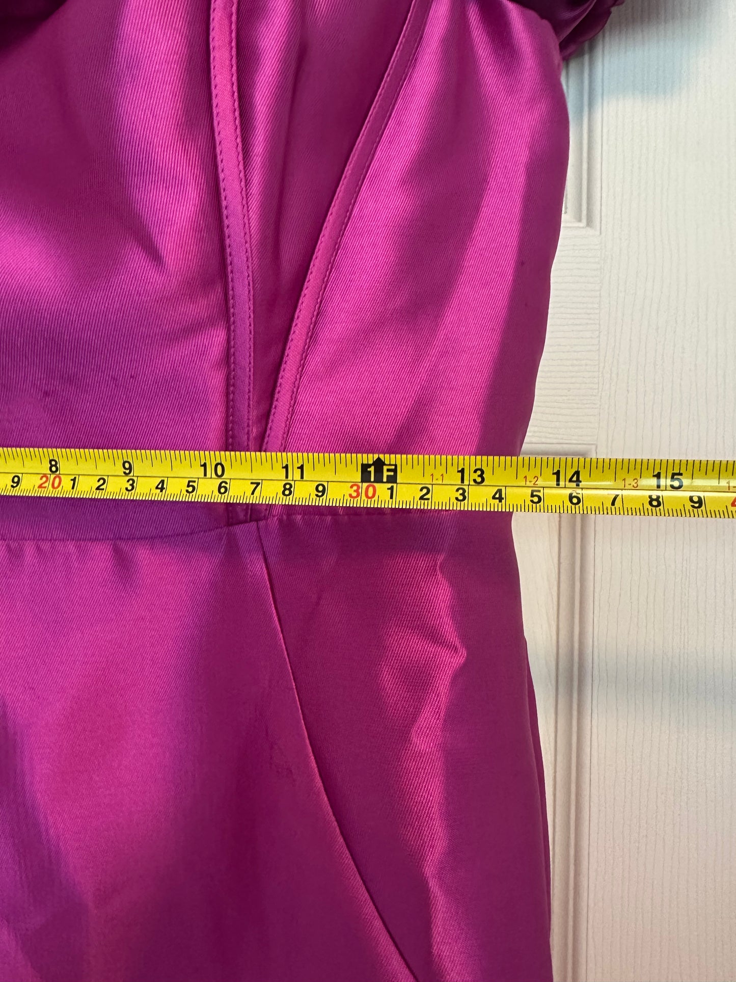 Terani Couture - Fuschia Off The Shoulder Prom Formal Gown | Size 10