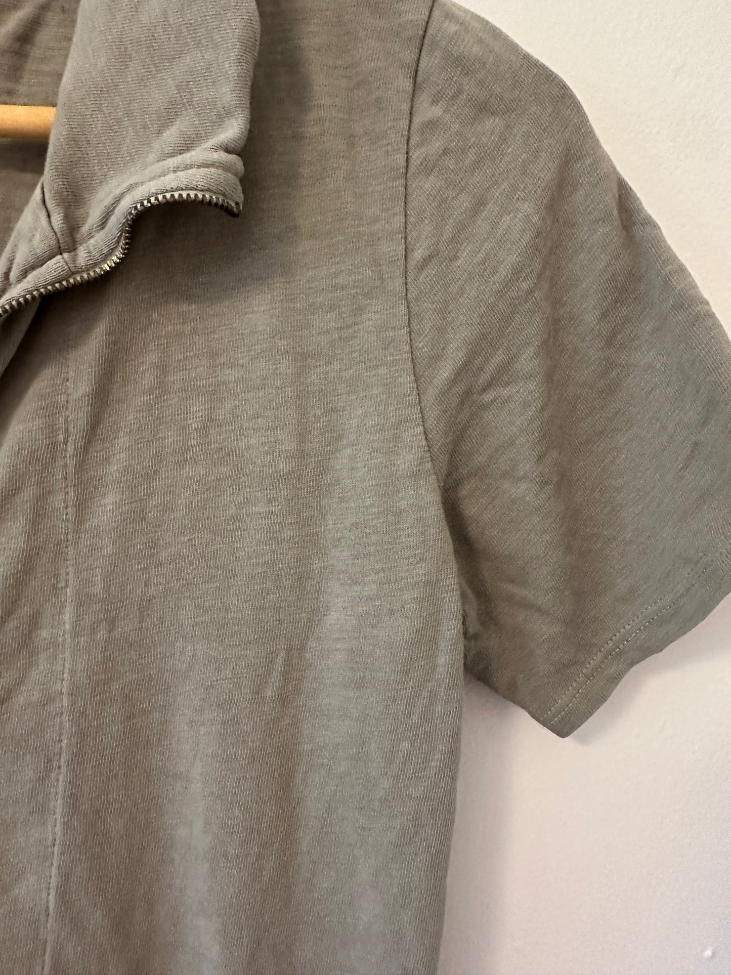 Nation LTD Gray Short Sleeve Romper - Size Small