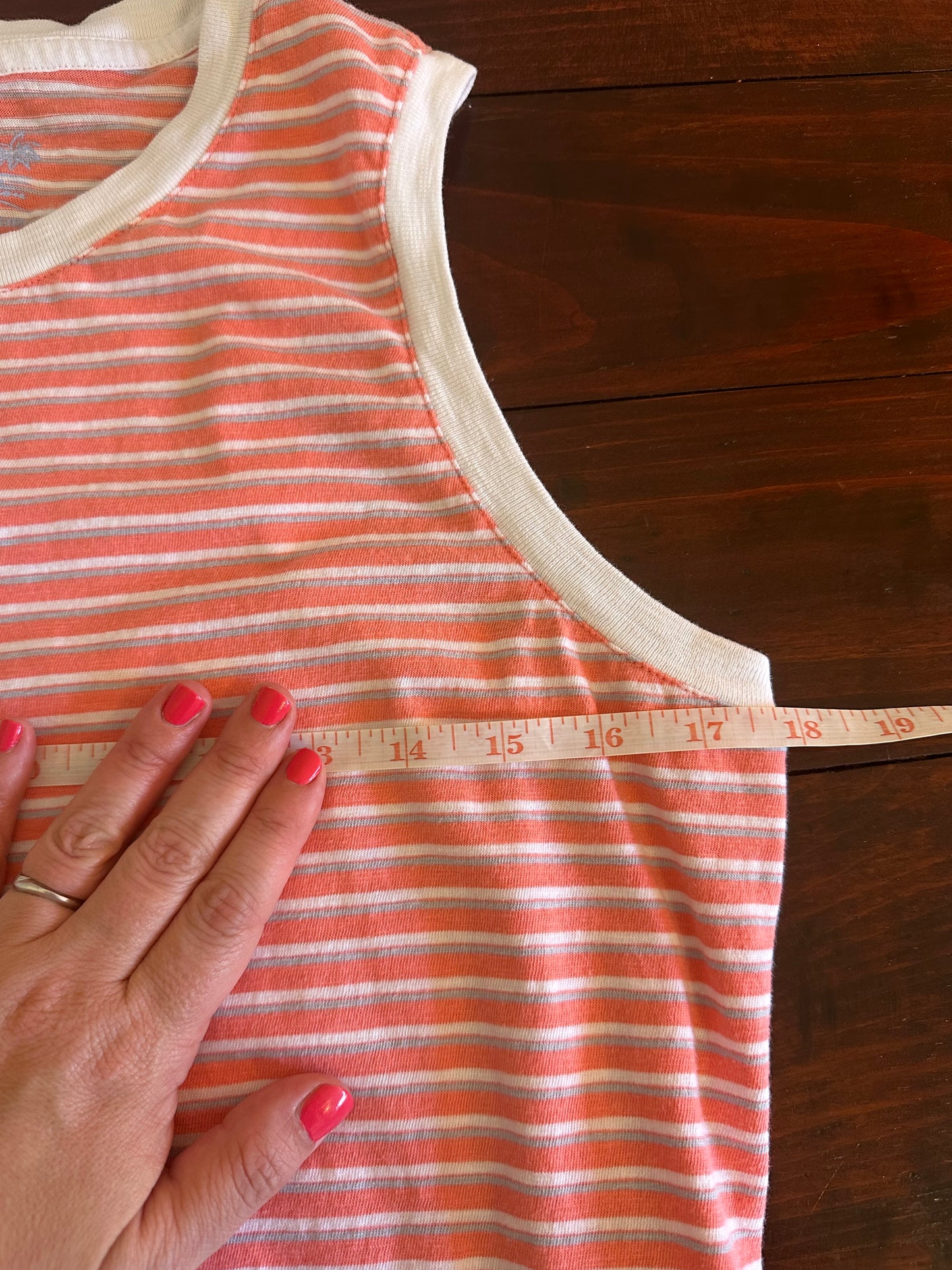 Southern Tide Sun Farer Stripe Crew Neck Sleeveless Side Vent Midi Dress Size Medium