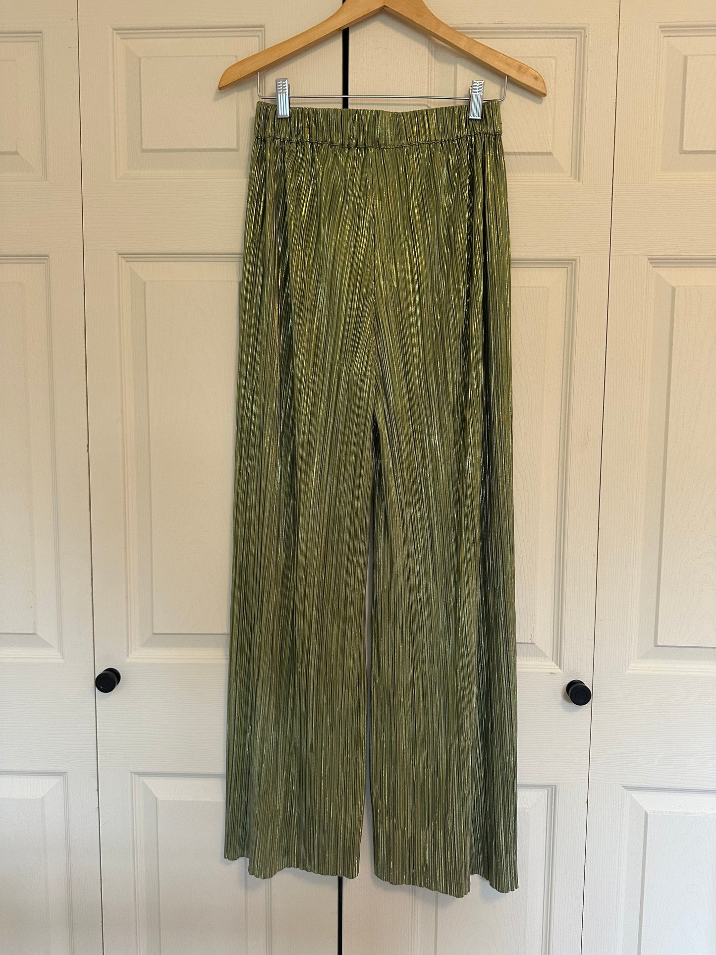 Sabina Musayev Olive Green Wide Leg Liroy Pants - Size Medium