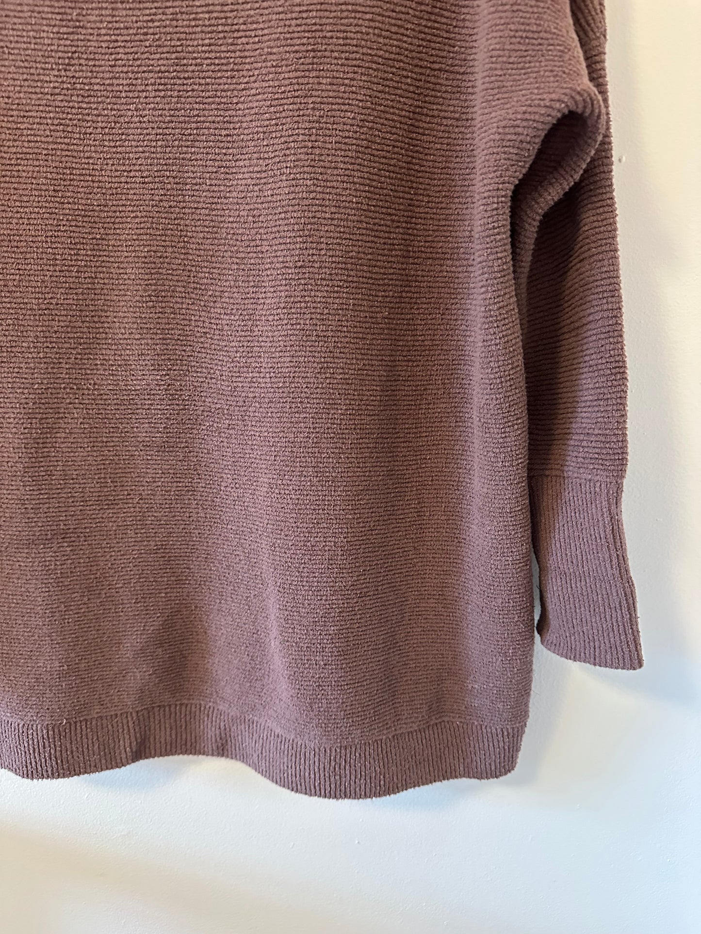 Free People Ottoman Slouchy Turtleneck Sweater in Brown - Size Small