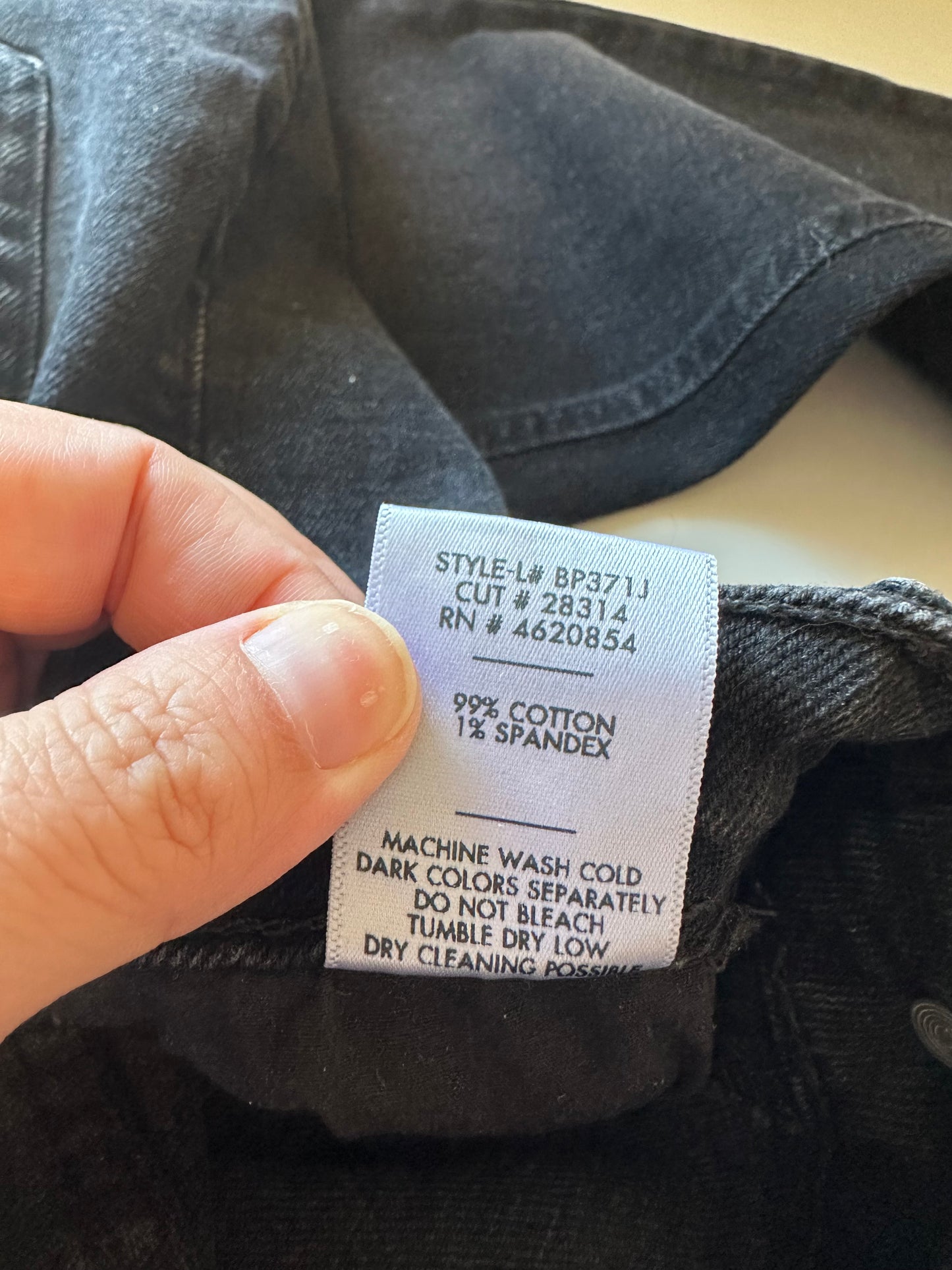 Just Black High Rise Bootcut Black Denim Jeans | Size 26