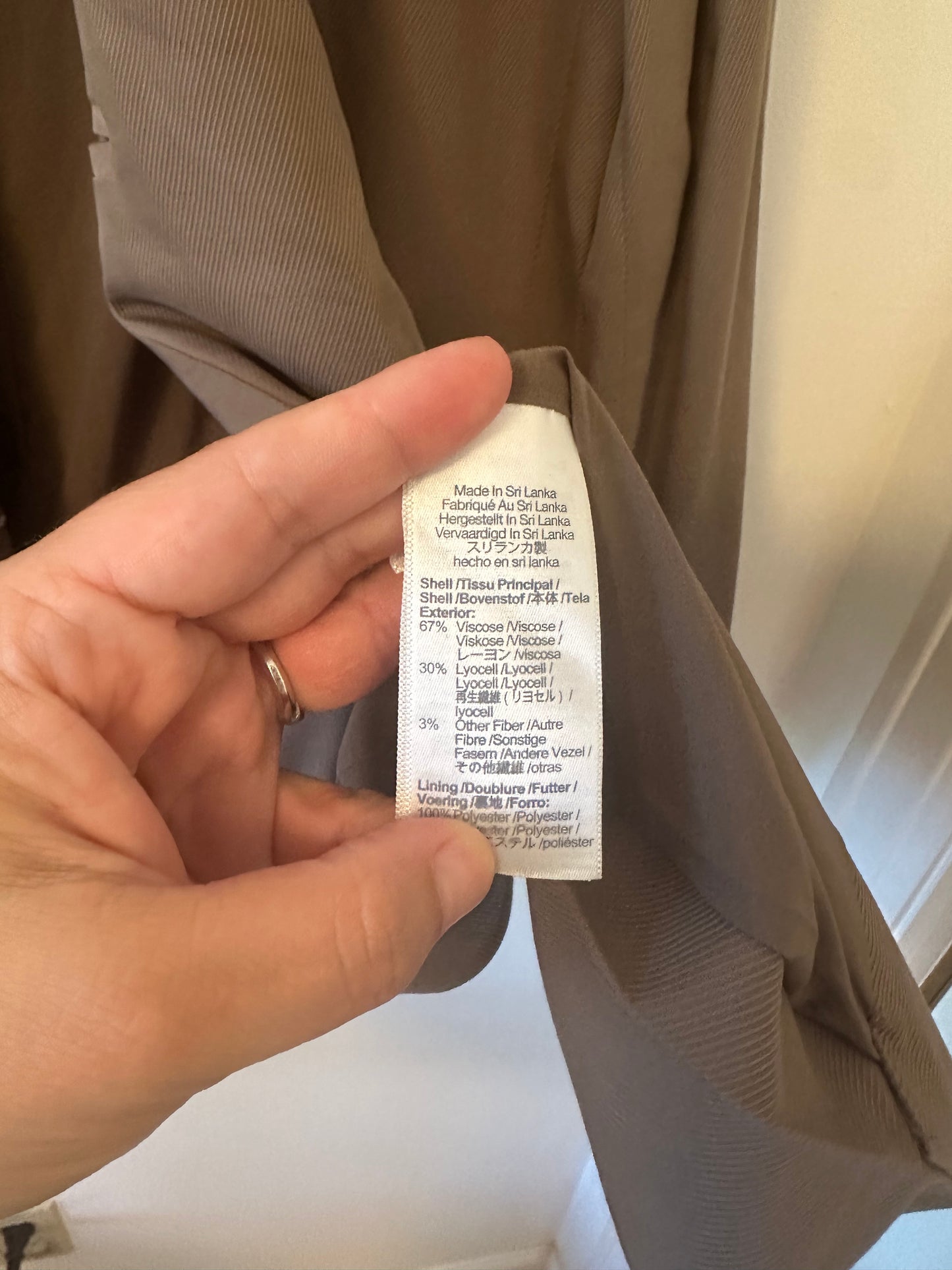 Madewell Womens Drapeweave Caldwell Double-Breasted Blazer Brown - Large