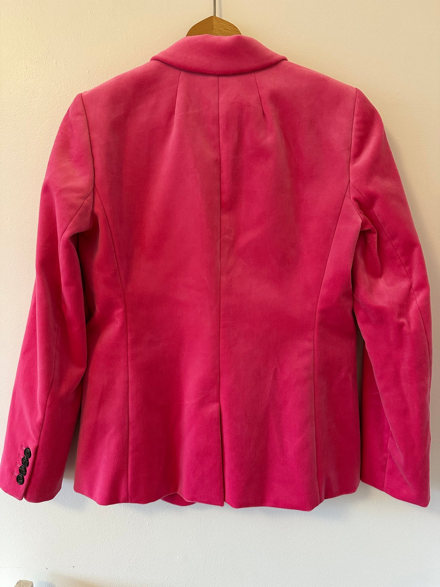 J. Crew Women's Pink Velvet Blazer Size 4