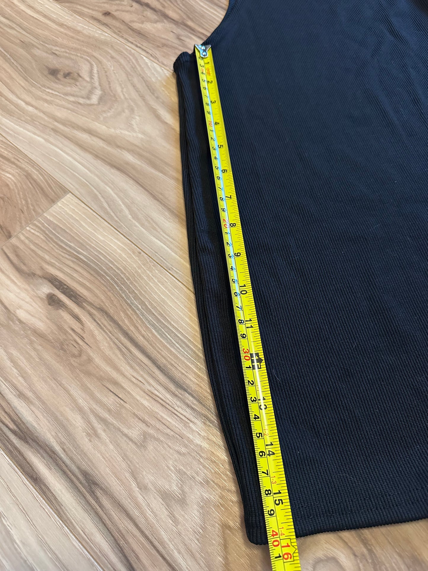 NWT Maniere De Voir Black Cut Out Ribbed Dress - Size 6