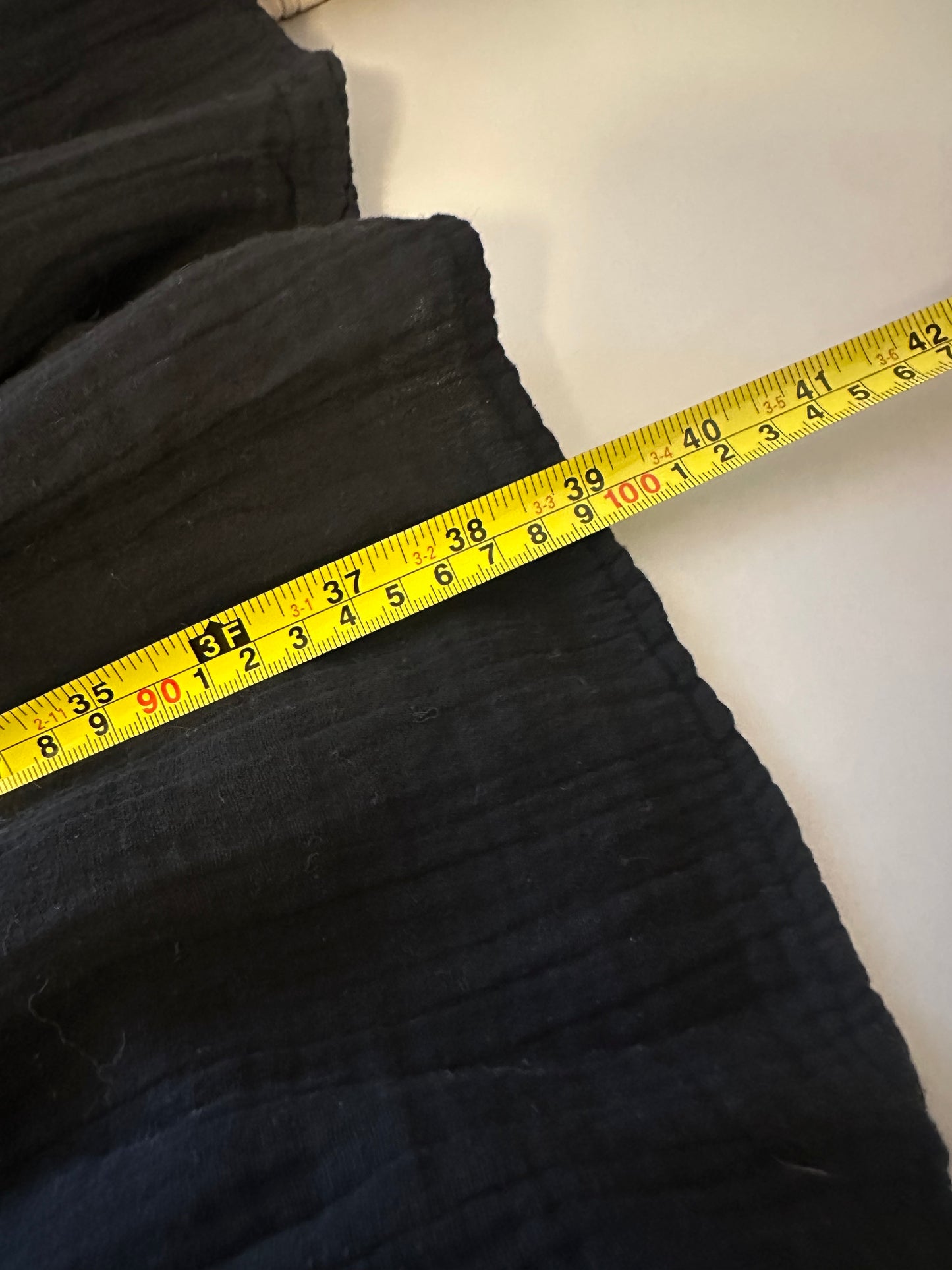 Sundry Black Cotton Gauze Tiered Maxi Skirt | Size Small (1)