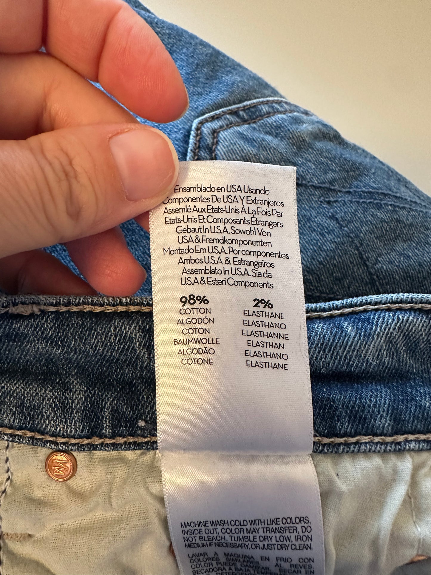 Mother Denim The Weekender Bootcut Jeans In Love Bombs Wash | Size 26