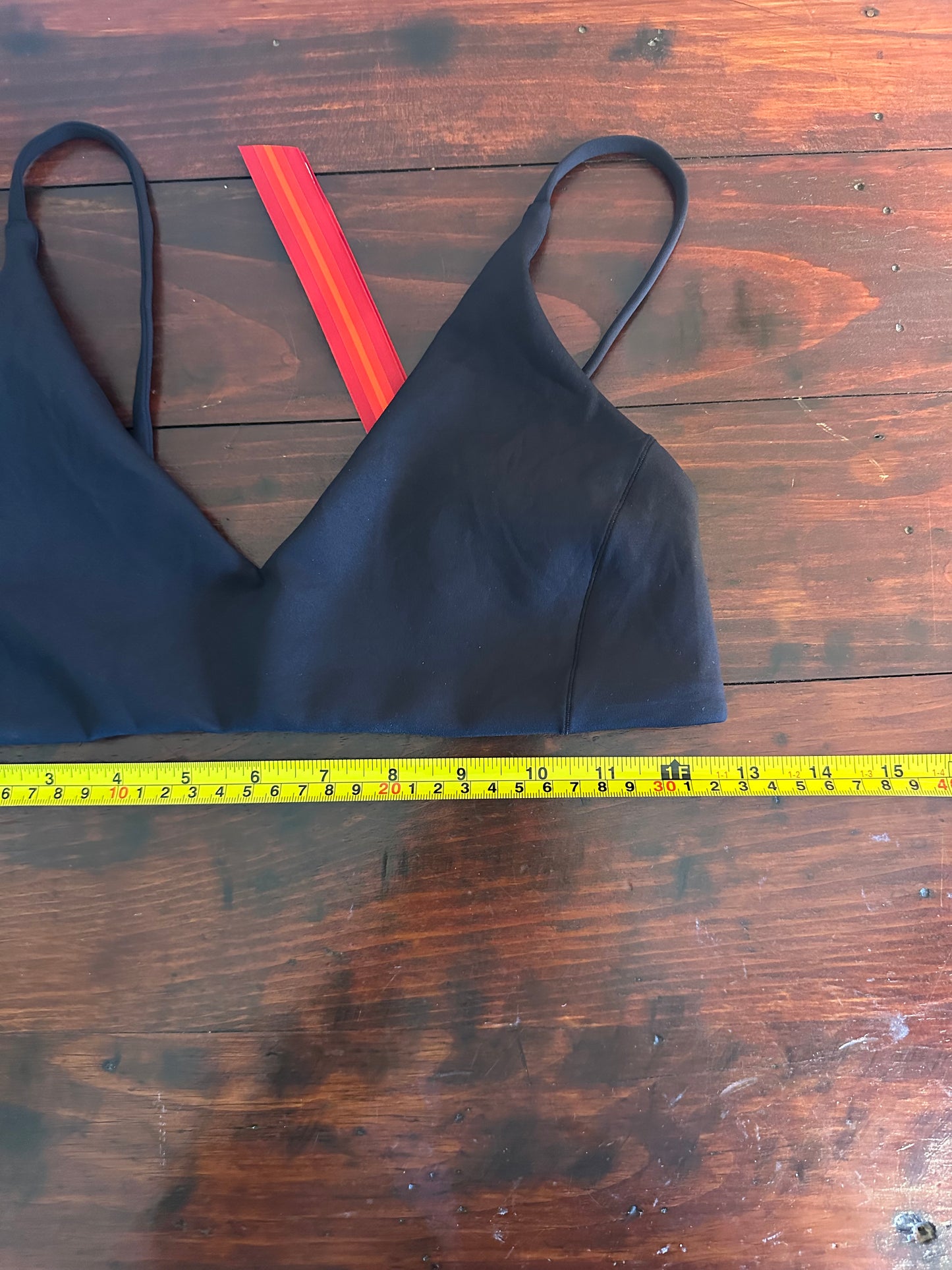 NWT Left on Friday Sunday Bikini Top in Black - Size Medium