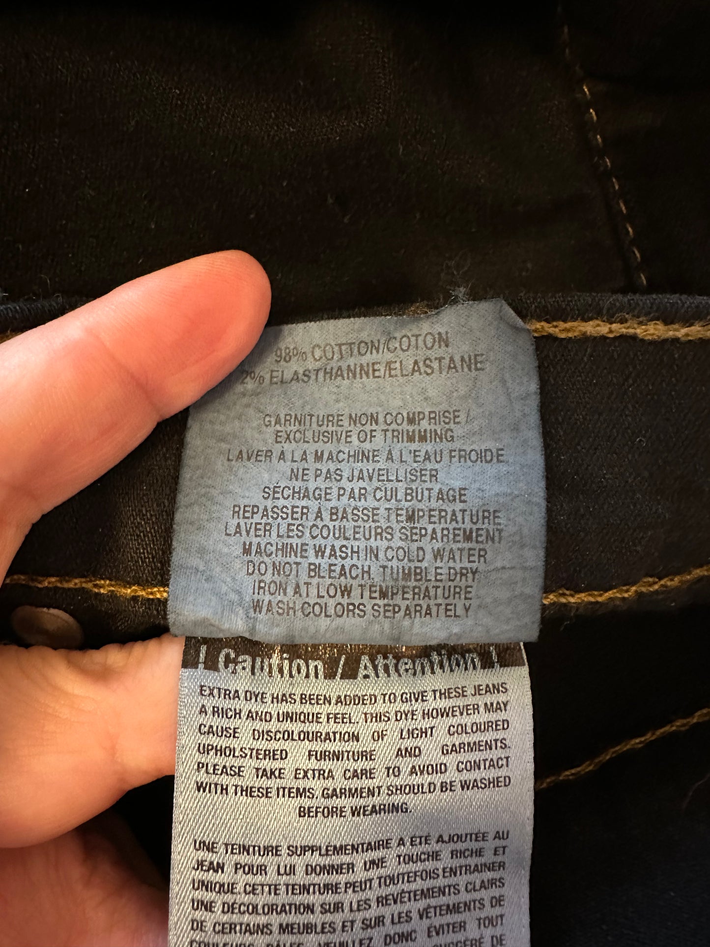 Yoga Jeans Black Flare Stretch Jeans for Women | Size 27