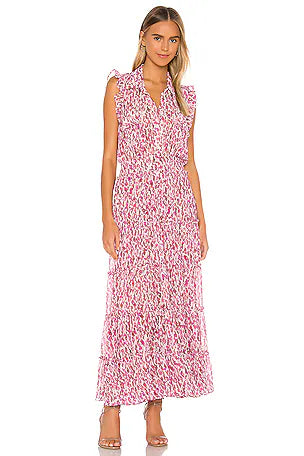 Misa Los Angeles Trina Floral Maxi Dress Size Small