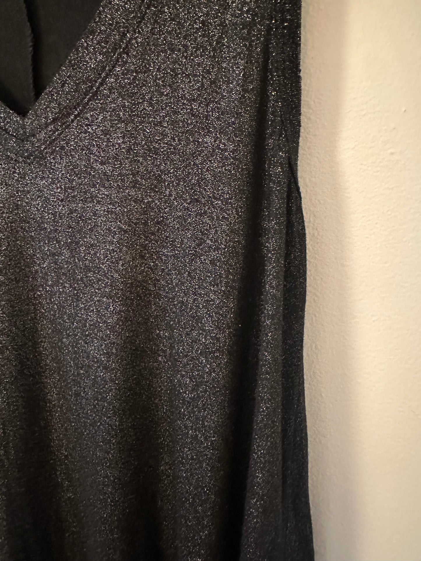 Z Supply Tank Top in Black Glitter - Size XS