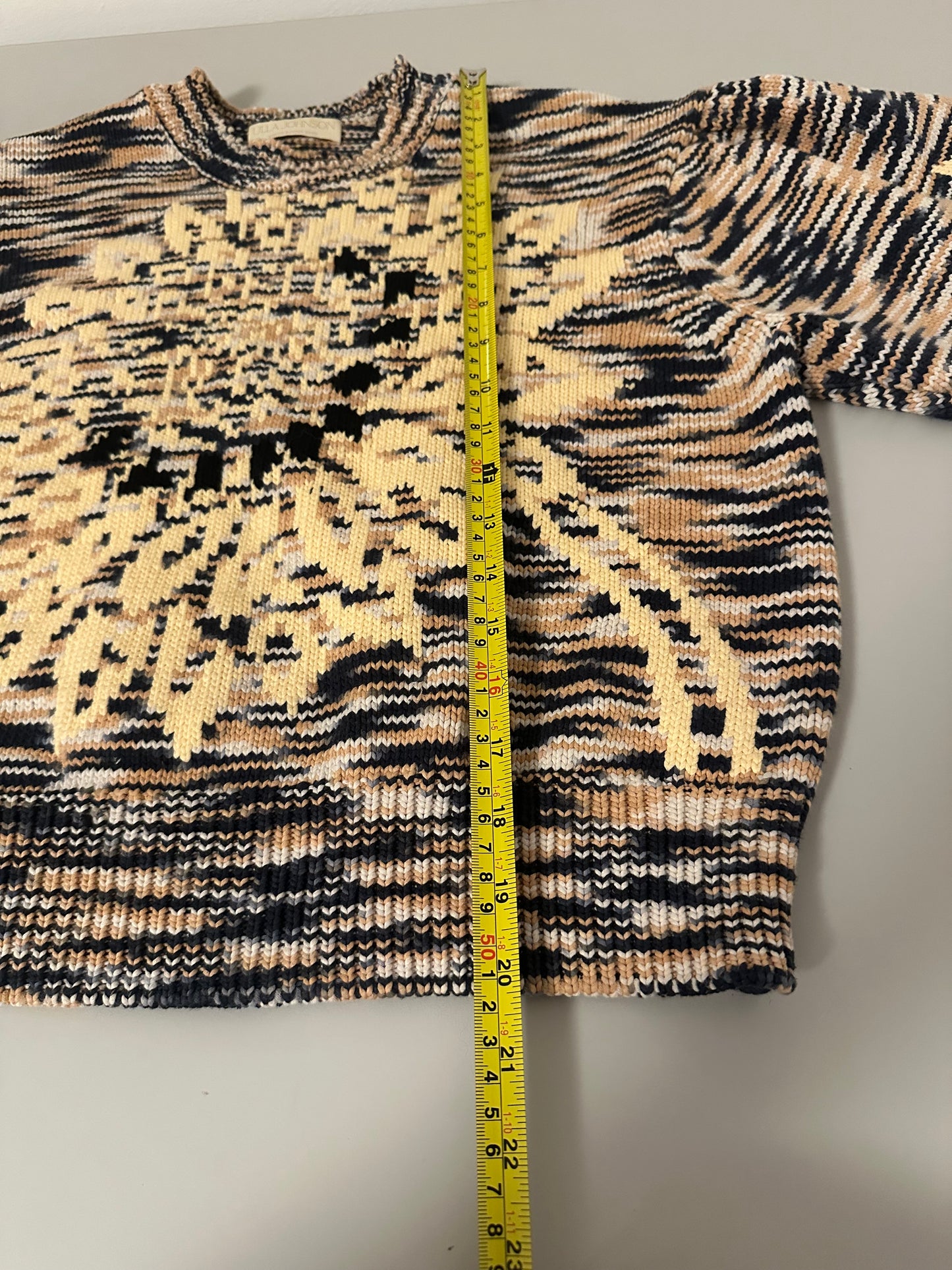 Ulla Johnson Emerson Sunflower Cotton Blend Space Dye Sweater | Size Small