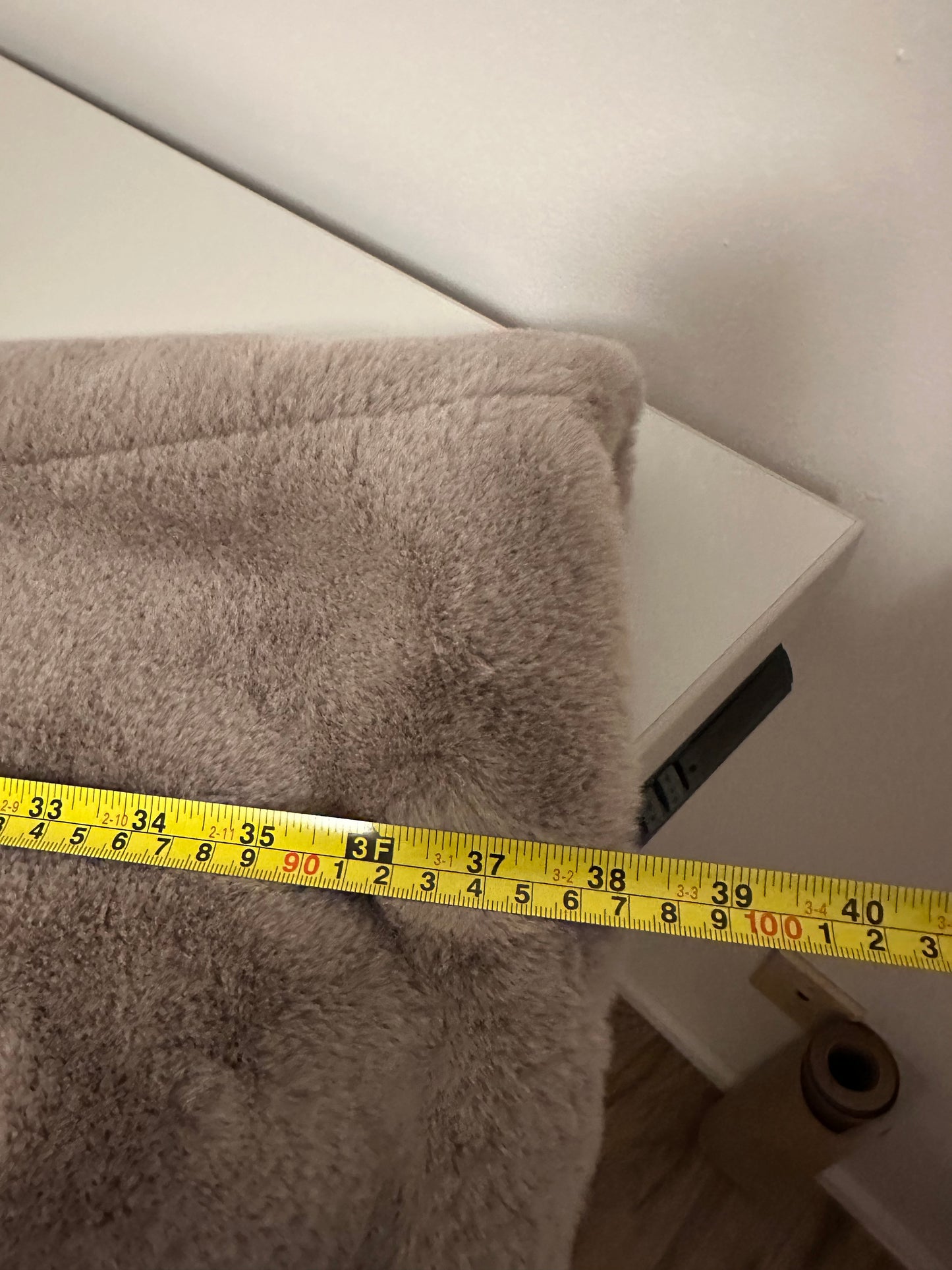 Banana Republic Teddy Faux Fur Jacket in Gray | Size Small