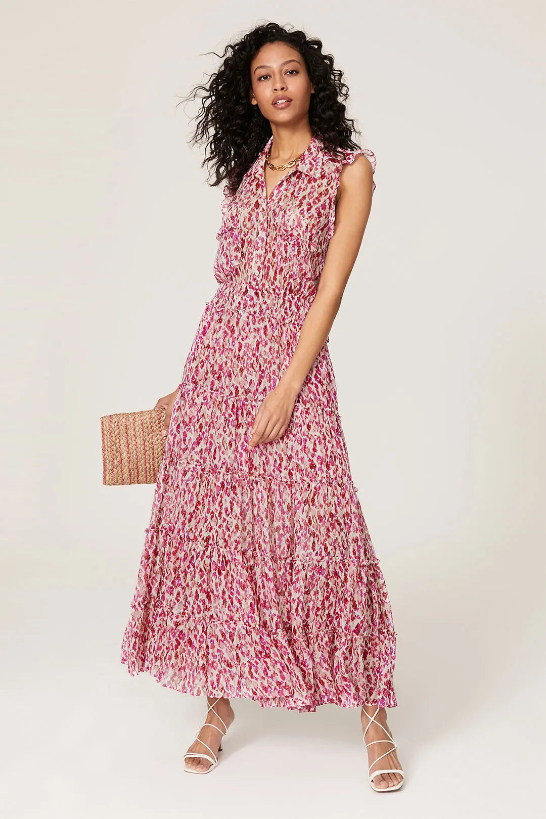 Misa Los Angeles Trina Floral Maxi Dress Size Small