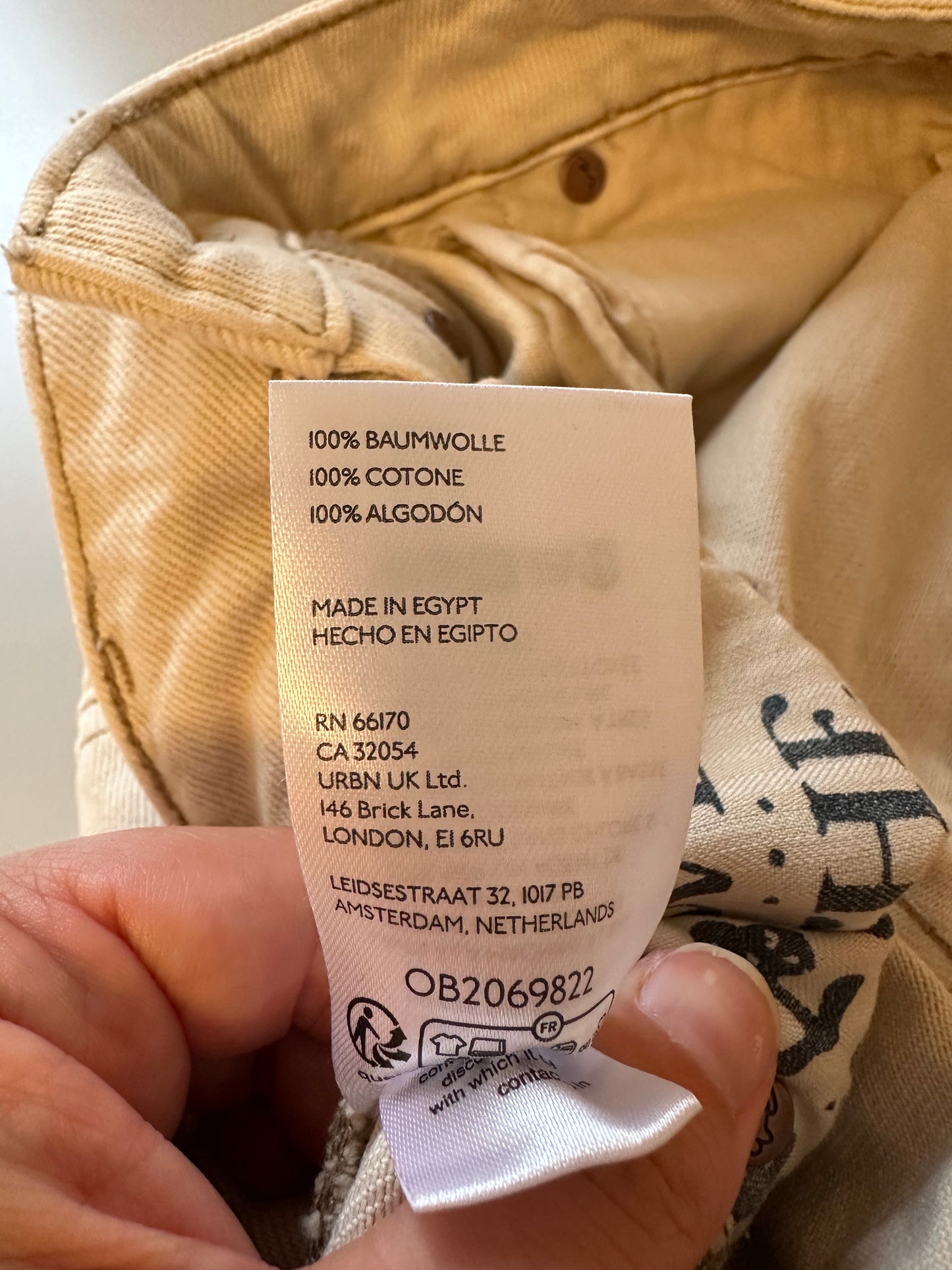 NWT We The Free Deep Trance Dropped Boyfriend Jeans in Casual Khaki | Size 27