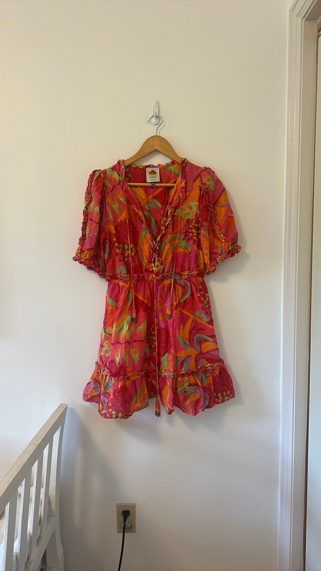 FARM Rio New Fruit Brush Mini Dress Size XS