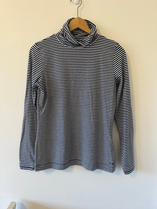Vineyard Vines Striped Turtleneck Long Sleeve Top Size Small